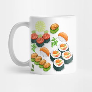 Cute Kawaii Sushi Pack Mug